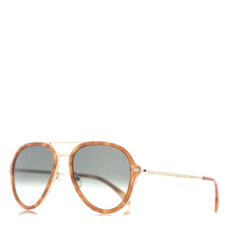 CELINE Aviator Sunglasses CL 41374/S Brown 